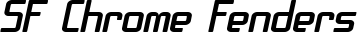 SF Chrome Fenders font