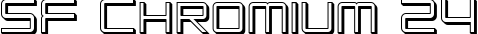 SF Chromium 24 font