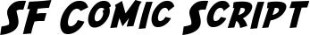 SF Comic Script font