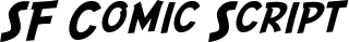 SF Comic Script font