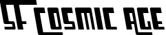 SF Cosmic Age font
