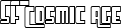 SF Cosmic Age font