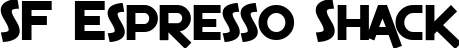SF Espresso Shack font