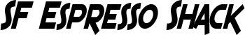SF Espresso Shack font