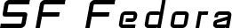 SF Fedora font