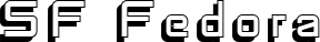 SF Fedora font