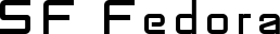 SF Fedora font