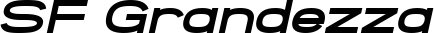 SF Grandezza font