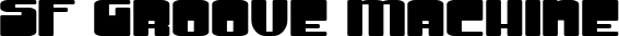 SF Groove Machine font