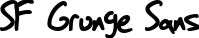 SF Grunge Sans font