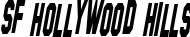 SF Hollywood Hills font