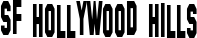 SF Hollywood Hills font