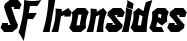 SF Ironsides font