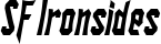 SF Ironsides font
