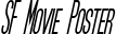SF Movie Poster font