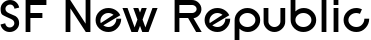 SF New Republic font