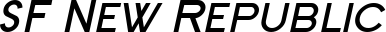 SF New Republic font