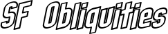 SF Obliquities font