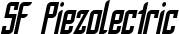 SF Piezolectric font