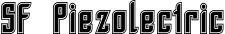 SF Piezolectric font