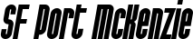 SF Port McKenzie font