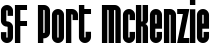 SF Port McKenzie font