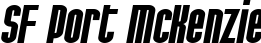 SF Port McKenzie font