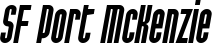 SF Port McKenzie font