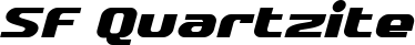 SF Quartzite font