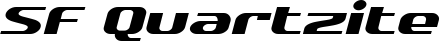 SF Quartzite font
