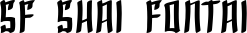 SF Shai Fontai font