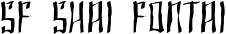 SF Shai Fontai font