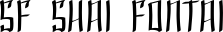 SF Shai Fontai font