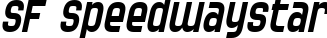 SF Speedwaystar font
