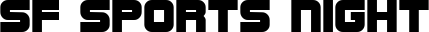 SF Sports Night font