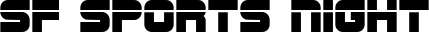 SF Sports Night font