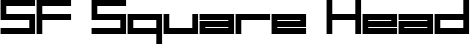SF Square Head font