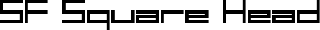 SF Square Head font