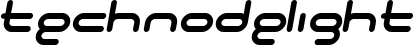 Technodelight font