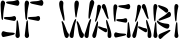 SF Wasabi font