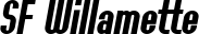 SF Willamette font