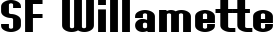 SF Willamette font