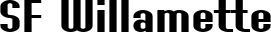 SF Willamette font