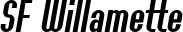 SF Willamette font