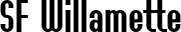 SF Willamette font