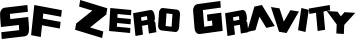 SF Zero Gravity font