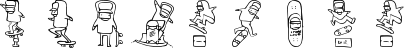 Skatelove font