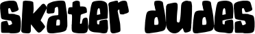 Skater Dudes font