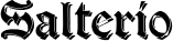 Salterio font