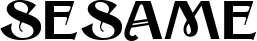Sesame font